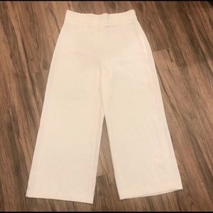 White Zara Wide Leg Pants Size L, NWT